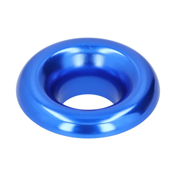 3,5 tommer kaldluftinntak Turbohorn Velocity Stack Adapter CNC Aluminium Bilmodifikasjon Tilbehør Blå