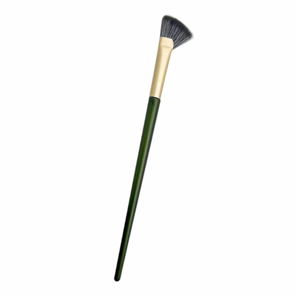 Halvfläktform Nose Shadow Brush Vinklad makeupborste Mjuka borstar Noskonturborste för nybörjare Professionell Svart
