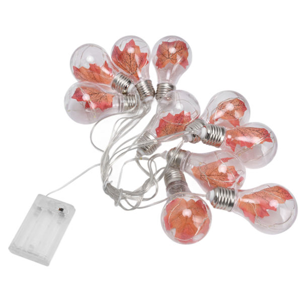 10LED Maple Leaf String Light 4m Halloween Bulb String Lamp for Festival Home Courtyard Decoration