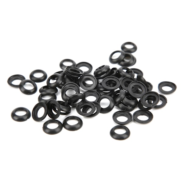 60 stk Fiskespø Bygge Silikon Elastisk Vindingskontrol Ring Trim Ring Adapter 8,5 MM