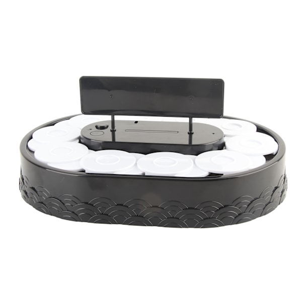 Roterende Sushi-maskin Automatisk Roterende Bord Display Stativ Svingbrikke Skivbord for Sushi Dessert Cupcake Sushi