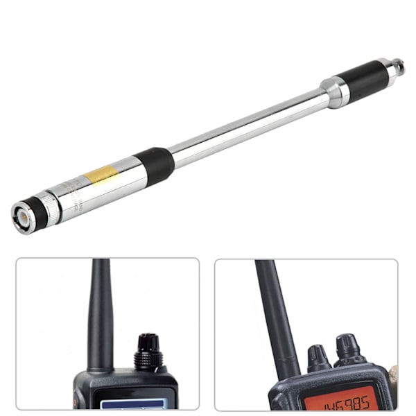 RH770 144/430MHz Dobbelbånds BNC-antenne Utvidbar Antenne for Walkie Talkies