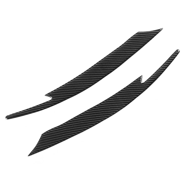 Par kulfiber øjenlågsdekal Forlygter Øjenbryn Dekalbeskyttelse Passer til Subaru Impreza WRX STI 2008-2011