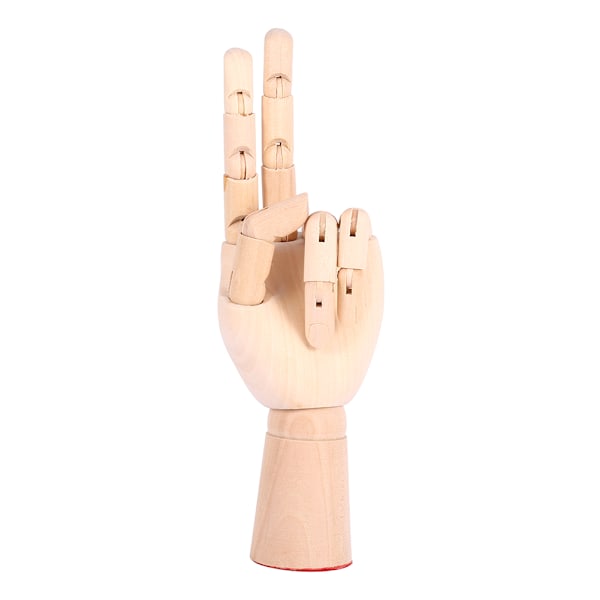 Gliederpuppe Linke Holz Hand Malhilfe Gliederhand Modellpuppe Modellhand