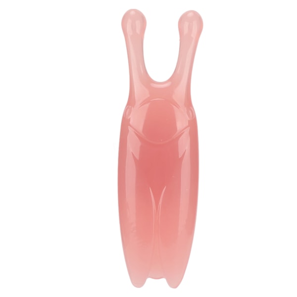High Bridge Nose Scraper Nose Massager Reduction Nose Alar Gua Sha Nose Tool for Shape Jawline Puffiness Reducing Pink