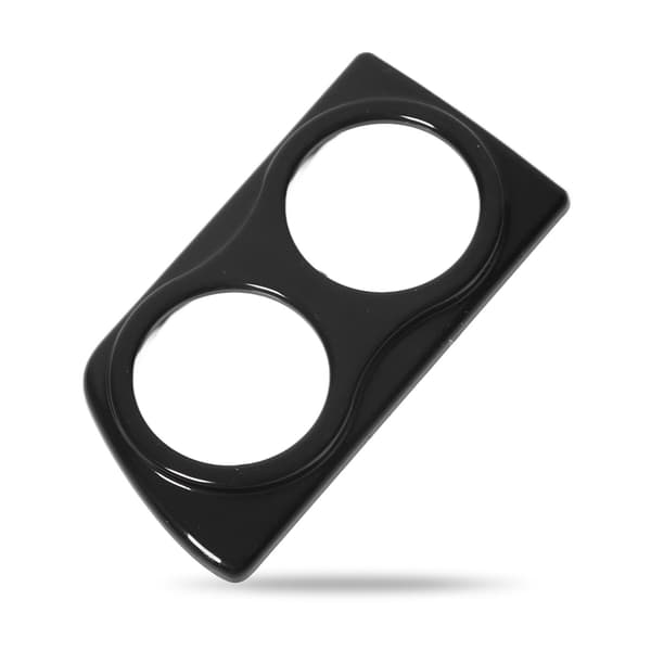Dobbelt instrumentbræt målerholder til luftventil, blank sort erstatning for Vauxhall Astra H VXR MK5 RHD
