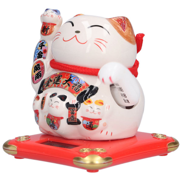 Keramisk rikedom Välkomnande kattprydnad Desktop Fortune Cat Hantverk för hem Butik AffärsgåvaTyp 3