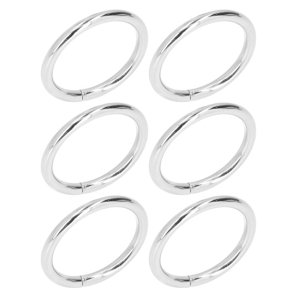 20 st metallringar 4x32 mm järn Robust hållbar multifunktionell utsökt metall O-ringarSilver