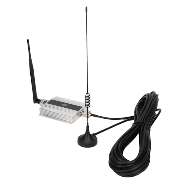 Mobiltelefon Signalforstærker High Gain 4G Mobiltelefon Repeater GSM DCS WCDMA 1800Mhz 100V til 240V Sølv EU-stik