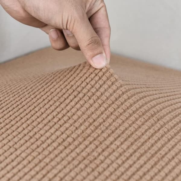 [NX]3st soffkuddfodral, mycket elastiskt individuellt sittdynsfodral, soffkuddfodral Camel
