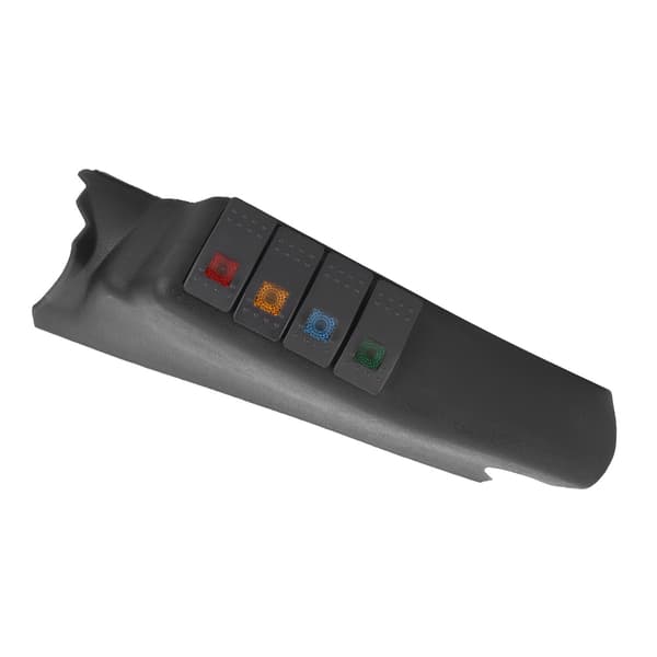 A-Søjle Kontaktpanel Kombinationsskontakter med 4 LED Passer til Jeep Wrangler 2007-2017