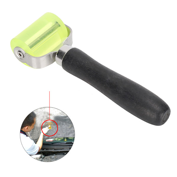 Läderkantrulle DIY Handgjorda trycksilikonhjul Läderbearbetningstillbehör 50MM