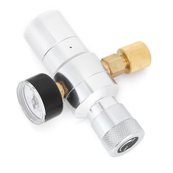 CO2-regulator Mini Hjemmelavet Øl Sodavand Vandfremstillingsværktøj Aluminium MFL 3/8-tommer 0-150PSI