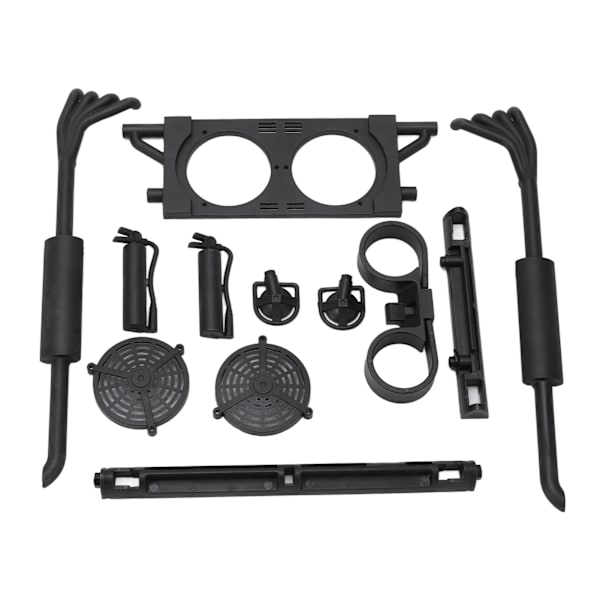 RC-bilskalsdekoration Fönsterdekoration Dekorativt avgassystem för ZD Racing DBX‑07 1/7 RC-fordon