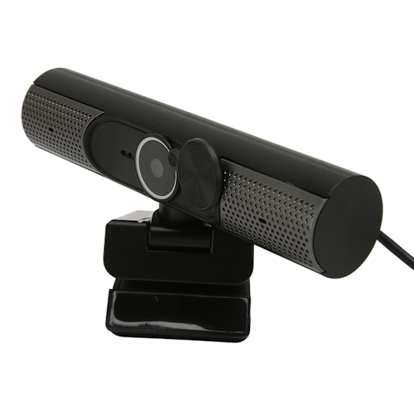 USB-webbkamera 2K 30fps Autofokusering HiFi-högtalare Brusreducering Mic Plug and Play PC-kamera för stationär bärbar dator Videochatt