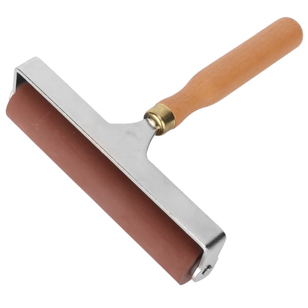 【NX】Brayer Soft Flexibel Robust Slitstark Elastisk gummirulle Kompatibel med utskrifter Scrapbooks15 cm
