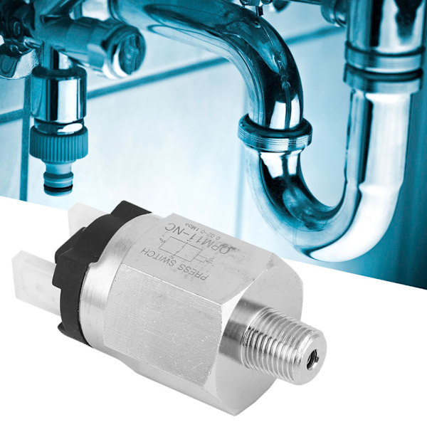 Justerbar lufttrycksbrytare NC QPM11-NC Switch G1/8in AC220V 48VAC/DC 0,02~0,1Mpa