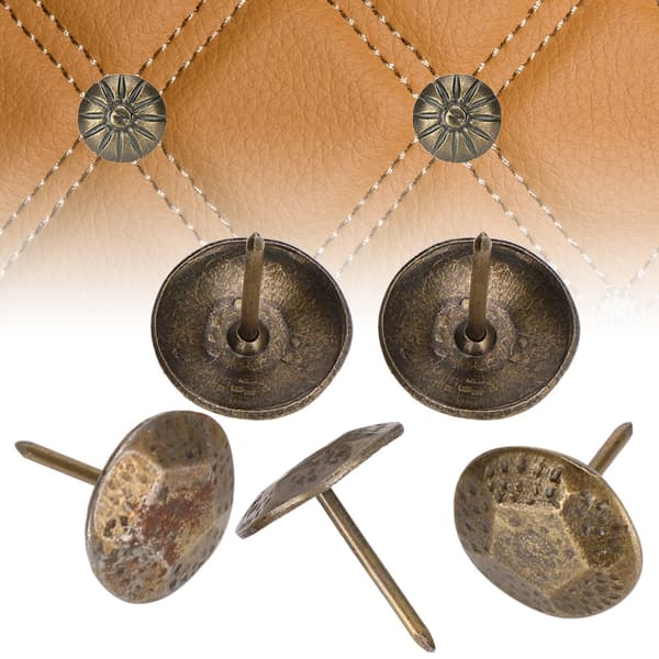 30st Klädsel Nail Turtleback Mönster Soffdekor DIY Kläder Tillbehör Järn 19MM