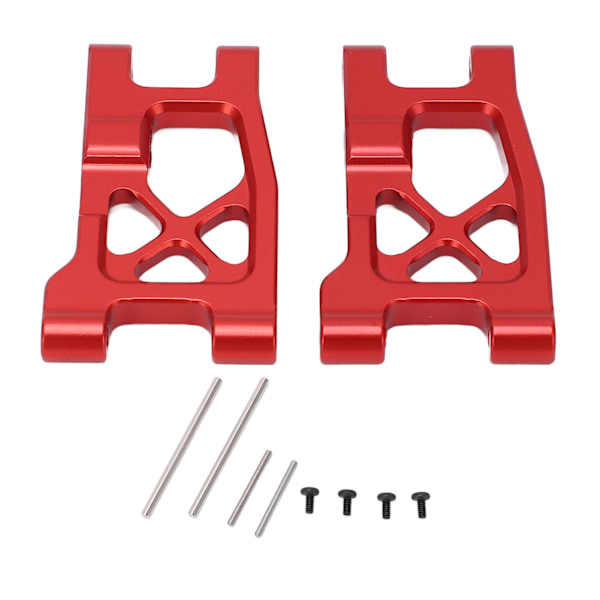 RC Fram- och Bakre Svingarmar 1/18 RC Aluminium Upphängningsarm för Traxxas Latrax Teton för Desert Prerunner Röd