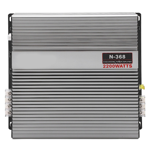 12V 2200W Sølv Universal Bilstereo Forstærker Audio Subwoofer Forstærker til Bil