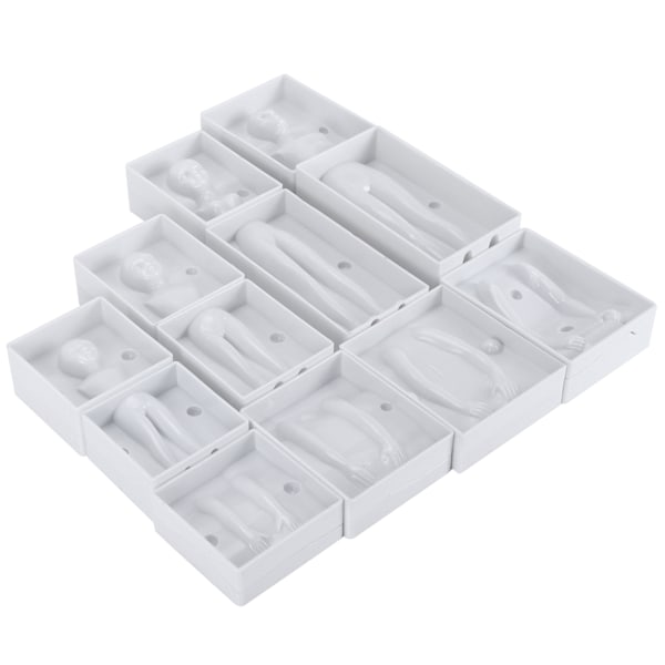 Menneskeformet Kagefigur Form Kropsmodel DIY Bage Fondant Kageforme Dekorationsværktøj