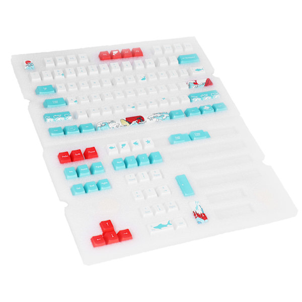 110 Keycap Puller Universal Ergonomic Oljemotstånd Tangentbord för PC-datorer