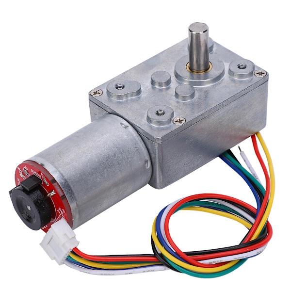 Vaihdemoottorivaihde Vaihdeventtiili koodarilla 20–60RMP Harjattu DC-moottori Elektroniset laitteet JGY371DC12V 60RPM