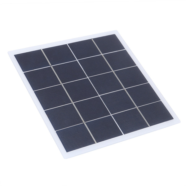 【NX】Bærbart 4W 5V polykrystallinsk solcellepanel laminert platekomponent DIY-tilbehør