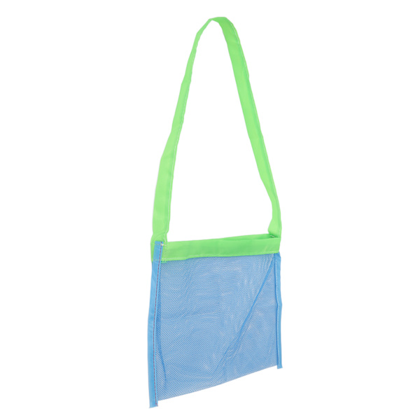 Kids Mesh Beach Bag Shell Samlar Stor kapacitet Mesh Candy Bag för att hålla sandleksaker