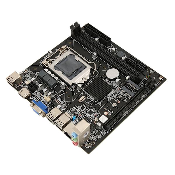 Stasjonært hovedkort LGA1155 Slot Dual Channel DDR3 4 SATA 2.0 M.2 NVME PCIe 2.0 X16 VGA HD-utgang ITX-hovedkort