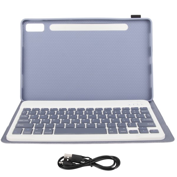Tangentbord för surfplatta Magnetiskt skyddsfodral BT-anslutning Trådlöst tangentbord för Tab P11 Pro 2nd Gen Pad Pro 2022 11.2in Lila