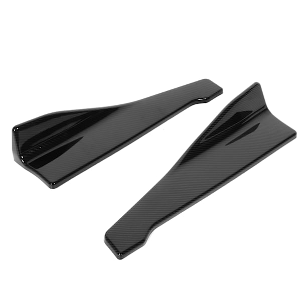 2kpl Universaali sivuhame Rocker Splitters Lip Winglet Wing Hiilikuitutyyli 18.9in Auton korisarja