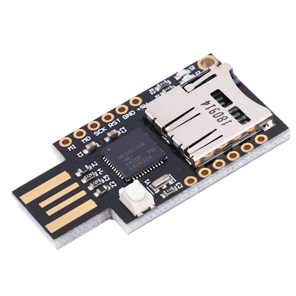 CJMCU - Virtuelt tastatur Badusb USB TF minnekorttastatur ATMEGA32U4 (svart)