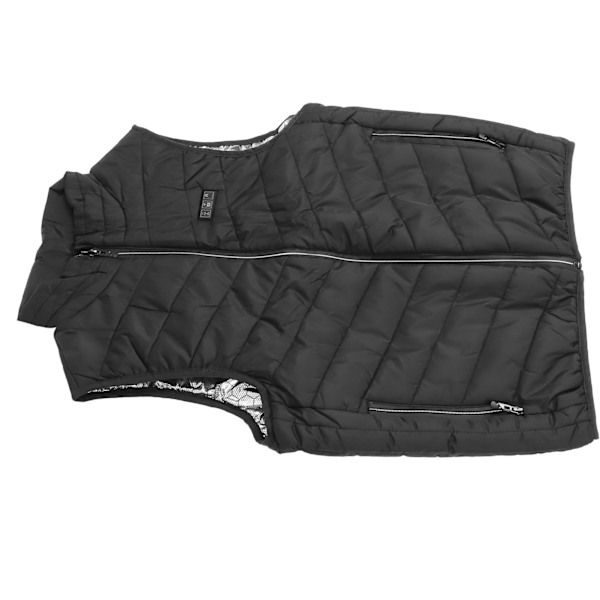 Oppvarmet Vest for Menn og Kvinner - Lett Elektrisk Oppvarmingsvest med USB-Lading for Vinterutendørs - 3 Kontroller, 15 Oppvarmingsområder, 3XL