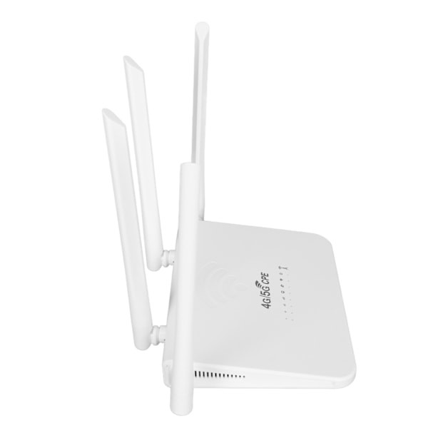 CPE R103 5M 4G LTE trådlös router med SIM-kortplats 300 Mbps Lås upp mobil WiFi-hotspot med 4 5dBi-antenner för Asien 100‑240V UK-kontakt