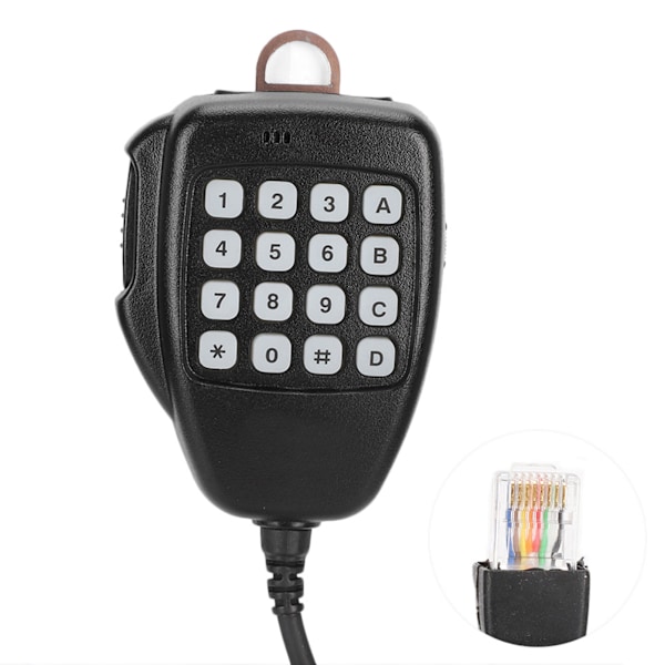 HM‑118TN DTMF 8-stifts mikrofon för ICOM IC-706 IC-706MKII IC-706MKIIG IC ‑208H MIC
