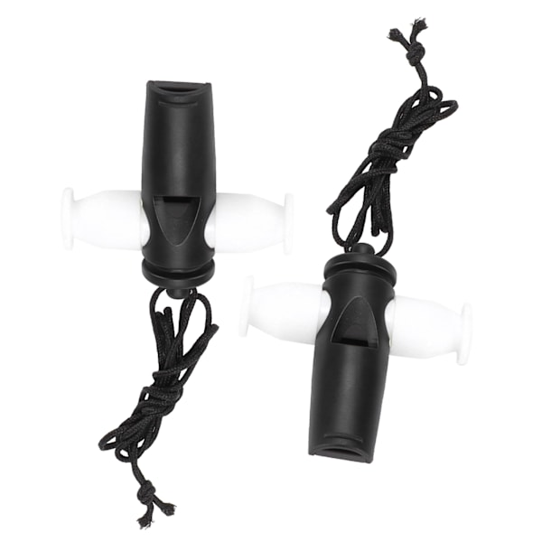 2st Samba Whistle Musikinstrument Leksak ABS Set med nylonrep för Barn