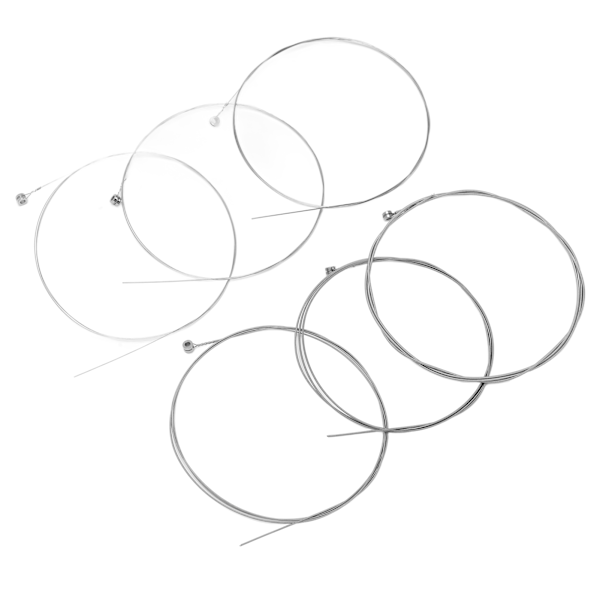 6 st elektriska gitarrsträngar 1-6 strängar utbyte nickel stål stränginstrument tillbehör