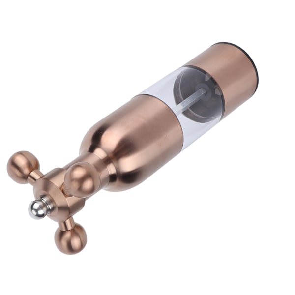 Ruostumattomasta teräksestä valmistettu pippurimylly Manuaalinen hanaventiili Muoto Mustapippuri Merisuolamylly keittiölle Rose Gold