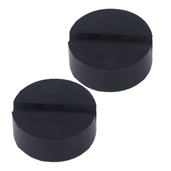 2st Gummi Jack Pad slitsad Adapter Universal för fordonslyftaxelstativ Bil SUV