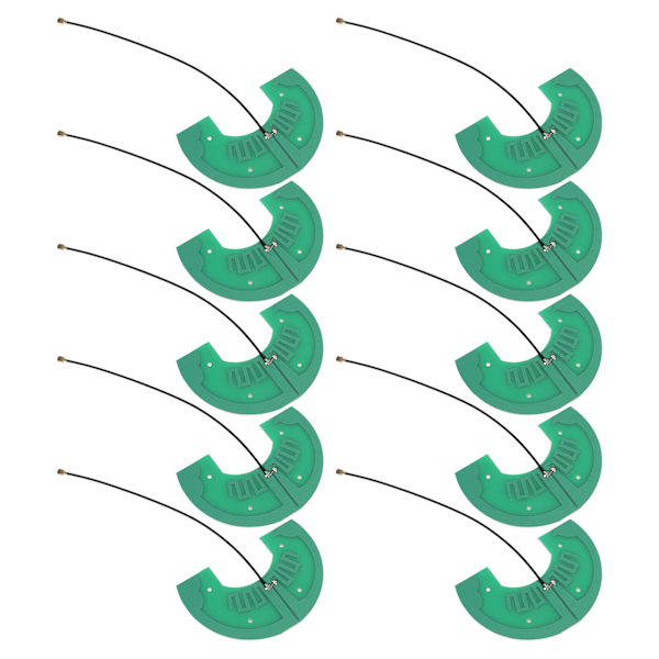 10 stk intern antenne U-form 4G 8DBI signalstabilisering PCB kretskort Innbygd antenne