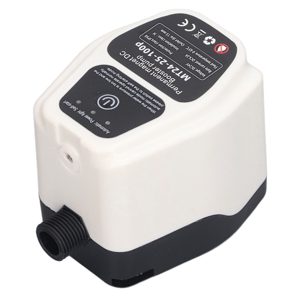 Boosterpumpe 100W 24V 25L Fuldautomatisk Intelligent Sensing Lydløs Vandtryk Booster Pumpe 100‑240V EU-stik