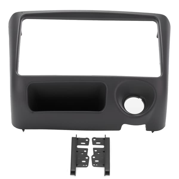 Bil Stereo Panel Ramme CD Fascia 2DIN Bil Interiør Tilbehør Erstatning for Vitz Yaris 1999-2005
