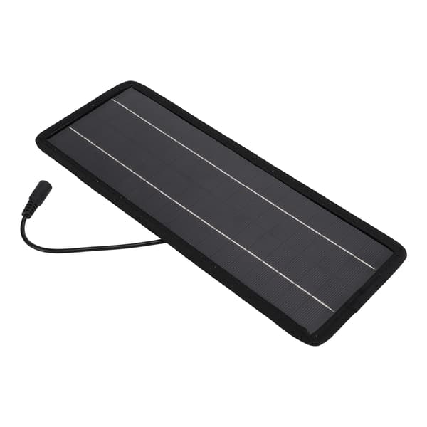 4,5W 12V Solar Bilbatterilader Polysilisium Solcellepanel Kompatibel med biler Båtbiler Konverter 12V batteri til 5V