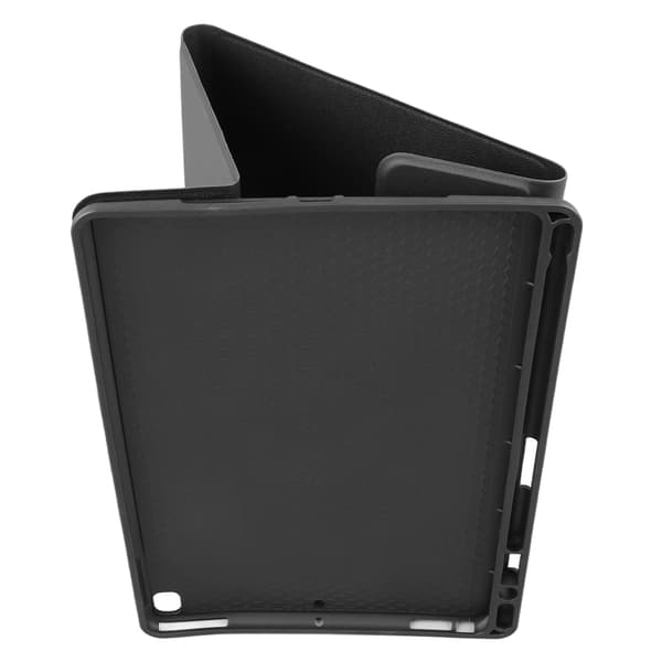 Tabletetui Sort Stærk Beskyttelse Letvægts Bærbart Tabletcover Etui med Blyantholder til IOS Tablet 10,2 Tommer