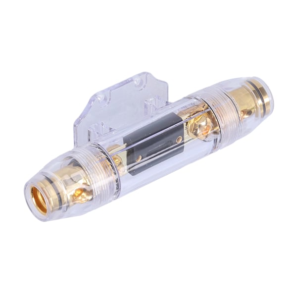 Sikringsholder Block Audio Power 100A AGU ind ud med guldbelagt ledning til bil/yacht
