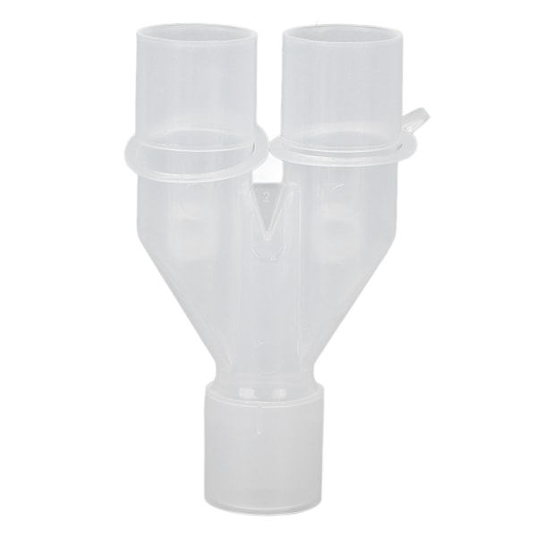 Genanvendelig slangeadapter til respirator 15 mm til 22 mm Y-formet adapter til iltslange i plast