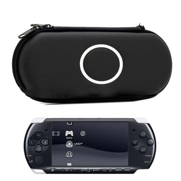 PSP 1000 2000 3000 Portable Compatible Storage Case Compatible with Game Consoles Blue