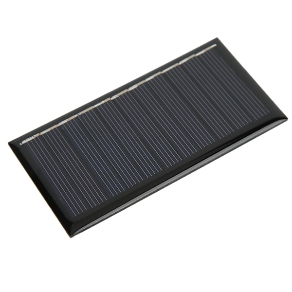 2 stk Epoxy Solcellepanel Høy Konverteringsrate Polysilicium 0,5W 5,5V DIY Solcelle Epoxy Plate for Gatebelysning Apparater