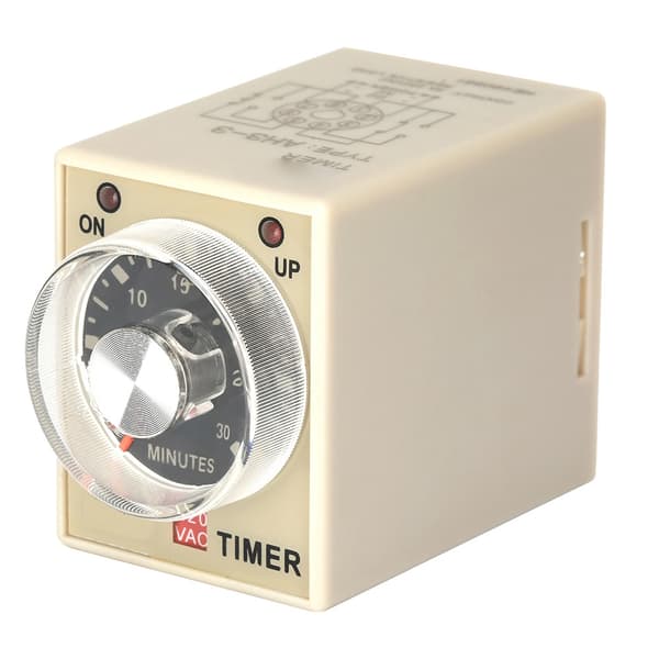 【NX】220VAC 30 minutter Forsinkelsestimer Tidsrelæ AH3-3(30M)